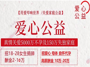 扶余捐卵助孕生子 爱心志愿者招募